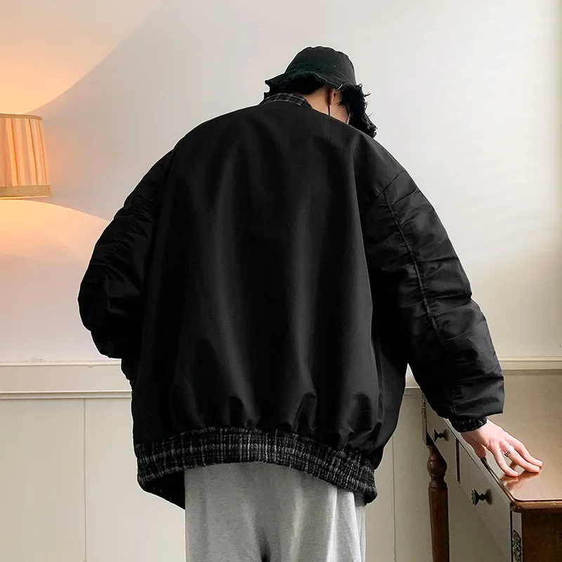 2023 модная бейсбольная куртка свободного кроя унисекс весенне-осенняя винтажная