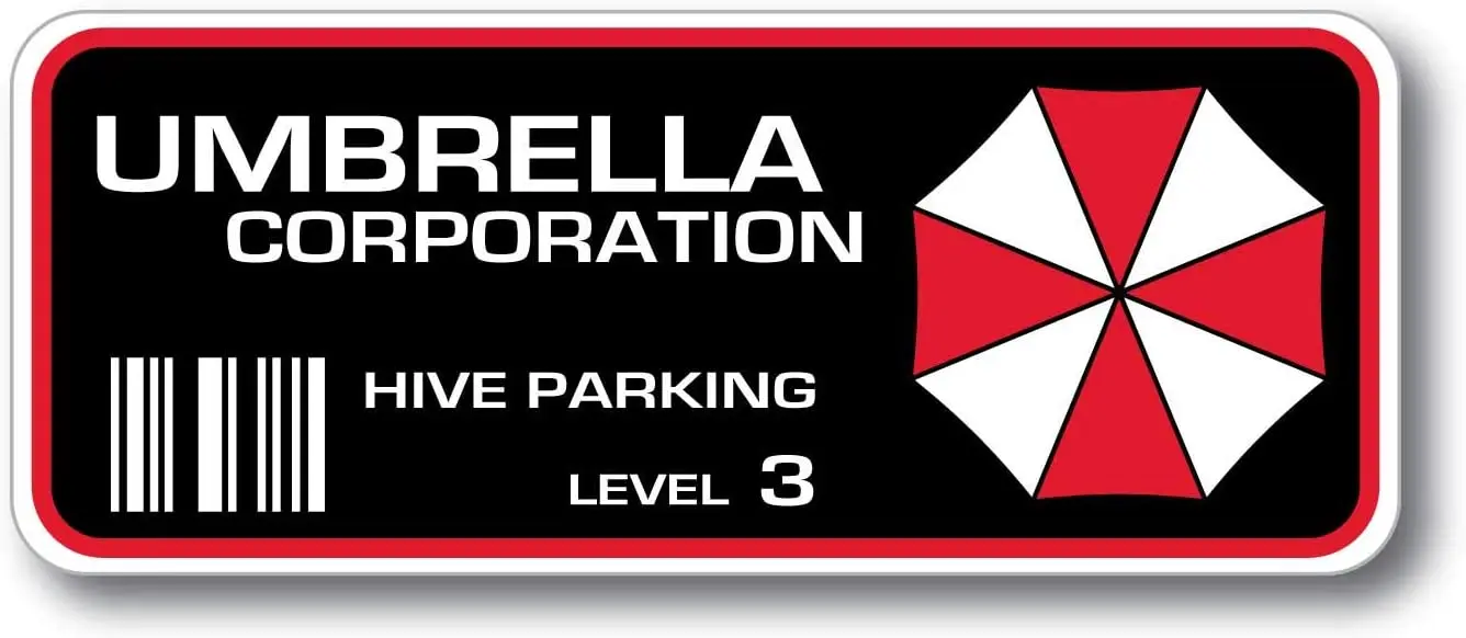 Лидер продаж забавная Автомобильная наклейка и переводная картинка Umbrella Corporation