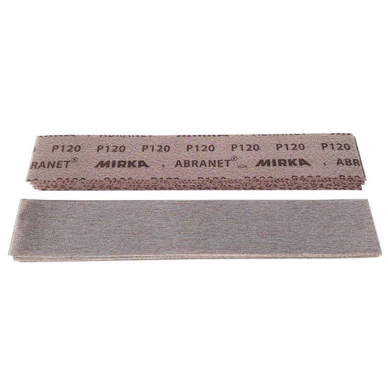 70x420mm Mirka Automotive Mesh Sandpaper For Polishing With Manual Sander Hand Sanding Block Self-adhesive Abrasive Paper