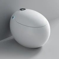 2022 new release sanitary ware bath set one piece smart wc egg shape auto intelligent toilet with woman bidet automatic flush