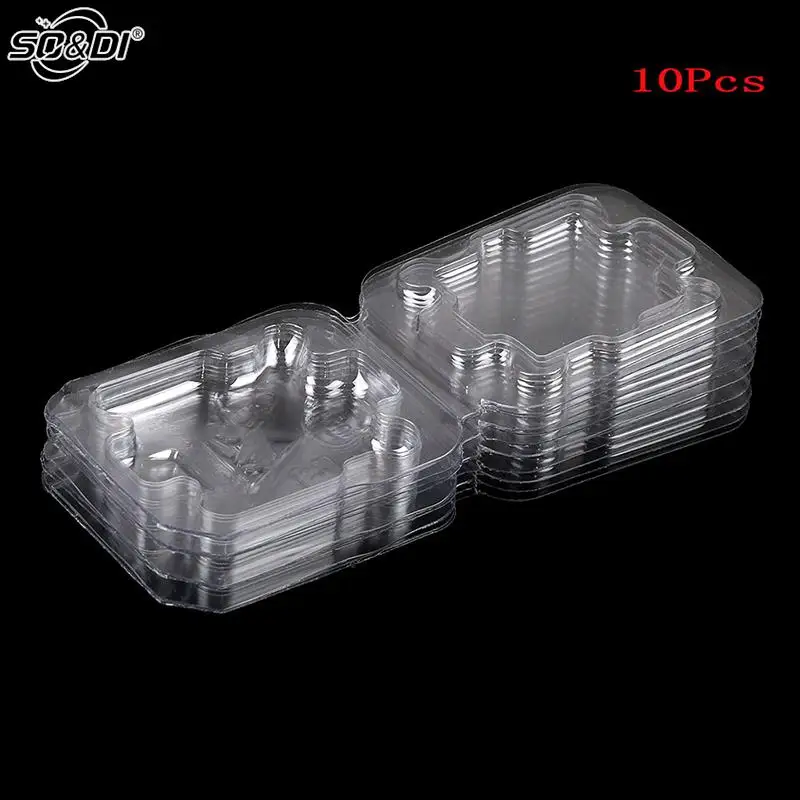 Пластиковая защитная коробка для процессора, 10 шт., поддон-держатель, раскладушка, чехол, защитные коробки для чипсета IC для гнезда 478 775 1150 1155