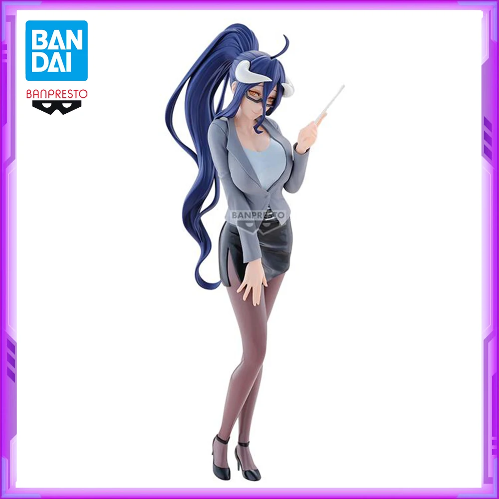 Оригинальная BANDAI Banpresto Overlord Albedo сексуальная униформа учителя ПВХ аниме-фигурки