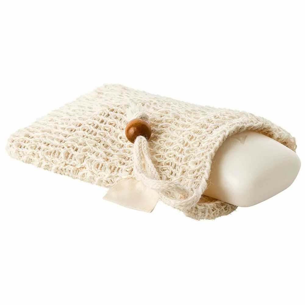

Eco Friendly Natural Sisal Soap Bags (10 Pack) | Reusable and Compostable | Perfect for Bath Shower and Facial Cleansing