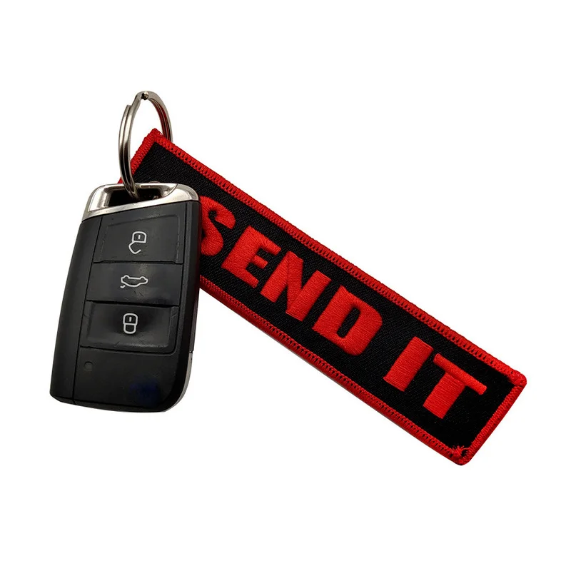 Бейдж кровяного типа вышитая нашивка брелок для ключей бирки тканевый