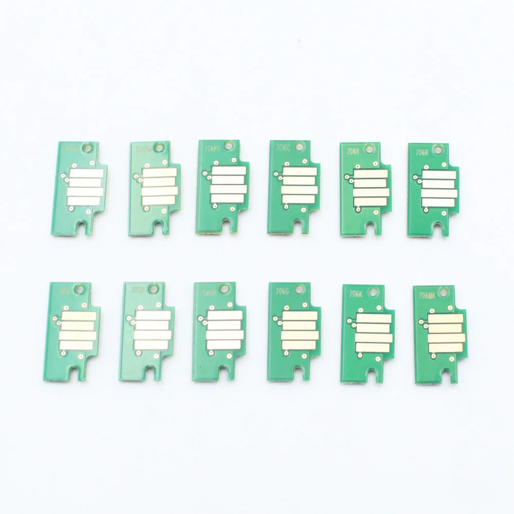 Чип картриджа PFI-706 для Canon IPF8400S IPF9400S IPF8410S IPF9410S 8400S 9400S 8410S 9410S IPF 8400 8410 9400 PFI 706