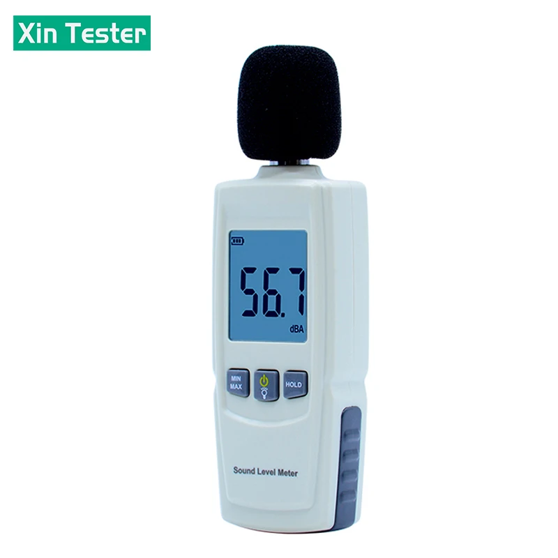 Фото Цифровой шумомер Xin Tester GM1352 (30-130 дБ) с функцией записи, портативный измеритель уровня звука №3