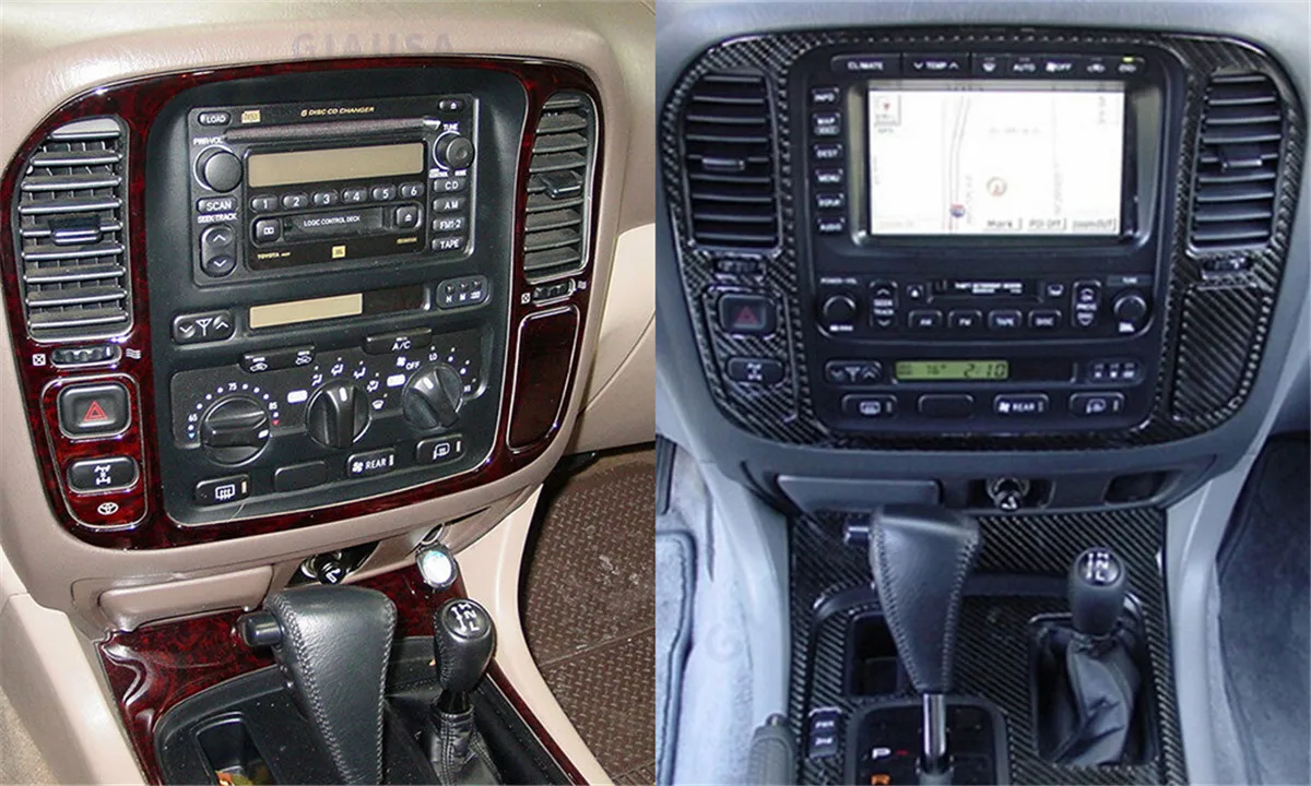 Мультимедийный плеер для Toyota Land Cruiser 100 экран Tesla Android автомобильное радио LC100 1998-2002