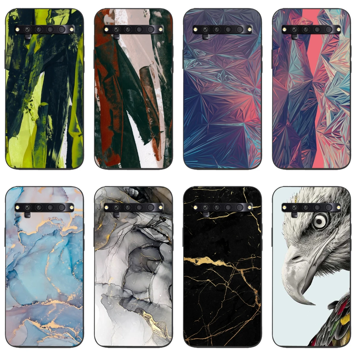 

For TCL 10 Pro Case 306 Soft Silicone Shockproof Phone Cases for TCL 306 Back Cover TPU Cartoon Capa For TCL 10 Pro Bumper Coque