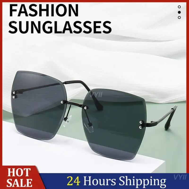

Градиентные зеркальные солнцезащитные очки модные и модные из поликарбоната безрамные градиентные солнцезащитные очки с защитой от ультрафиолета прочные