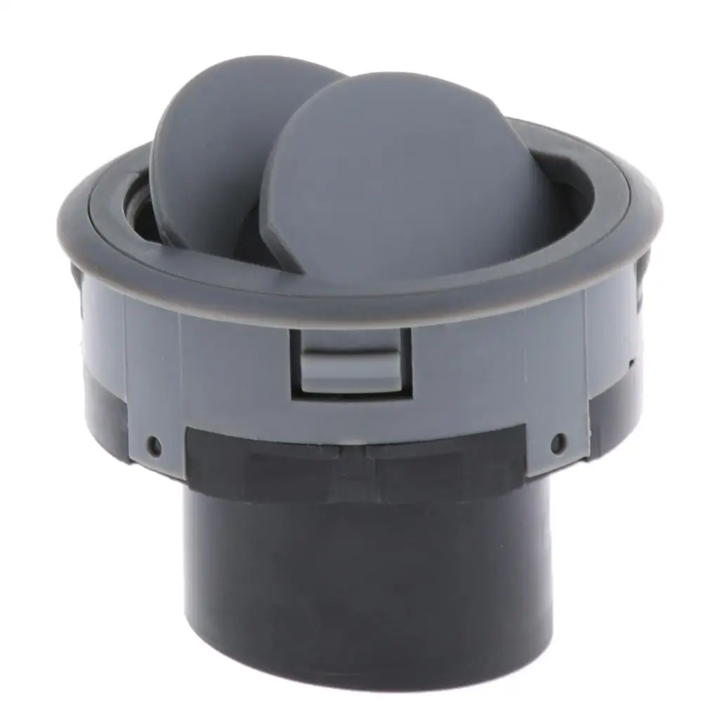

Grey RV Marine Yacht Round Outlet Grill Ventilation 70x42mm