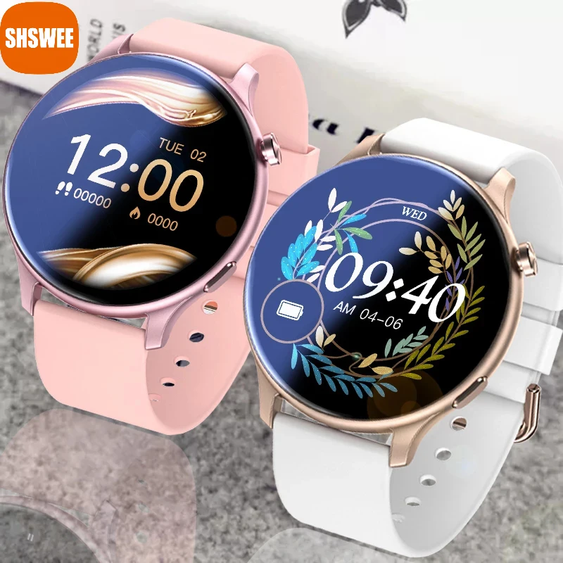 

For Xiaomi Bluetooth Call Women Smart Watch Full Screen Touch Waterproof Smart Bracelet Heart Rate Monitor Lady Smartwatch