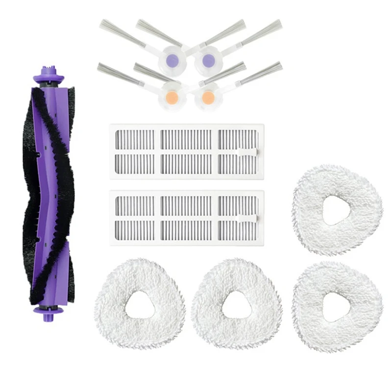 

Roller V-Shaped Side Brushes Mop Cloths Rag Hepa Filter Spare Part Replacement For Narwal Freo Versatile Self Mop Clean Robot J3