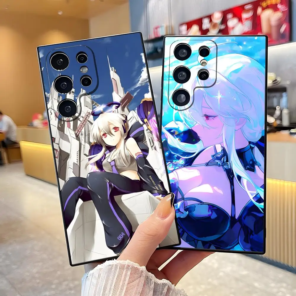 Фото Чехол для телефона Y-Yowane Haku для Samsung S26 S25 Edge S24 S23 S22 Ultra Plus Fe A57 A37 A17 A56 5G, силиконовый чехол. №1