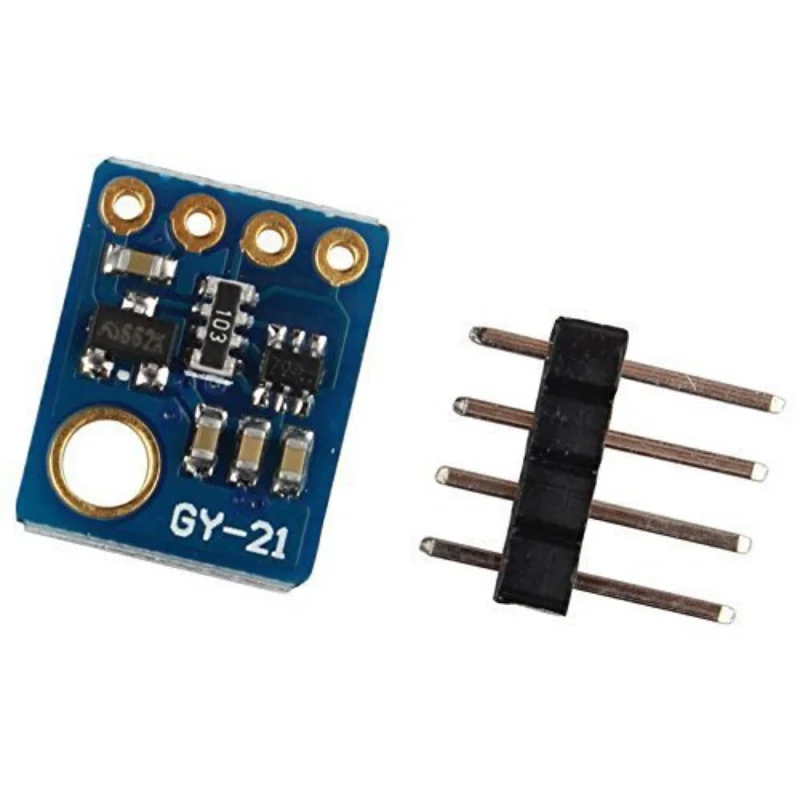 

Цифровой модуль индикатора температуры и влажности GY-21 HTU21D IIC/I2C для метеорологических станций, 3,3 В