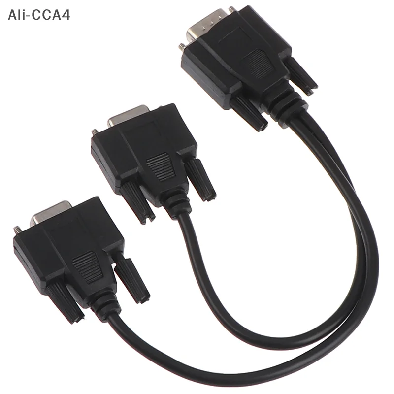 Разветвитель CCA4-15Pin VGA папа на 2 мама разветвитель кабель видеомонитора