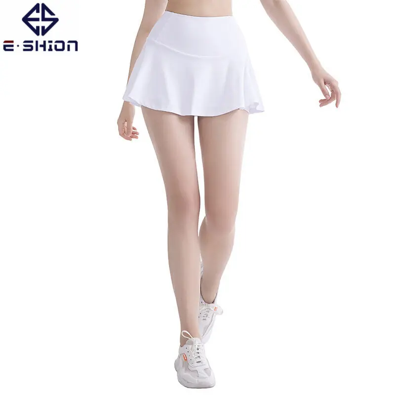 

Women Girls Tennis Golf Skirt Built-in Shorts High Waist Badminton Skort Running Yoga Anti-exposure Table