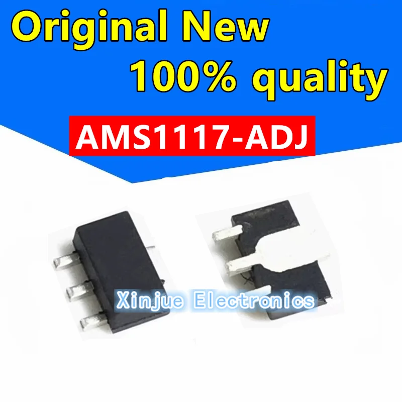 

10pcs brand new AMS117-3.3V 1.2 1.5 1.8 2.5 5.0 ADJ SOT-89 5V chip
