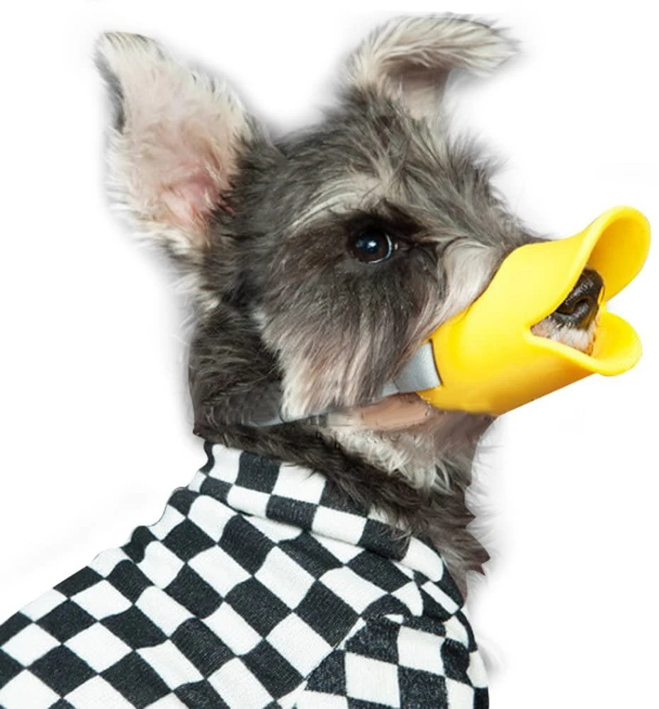 

ATUBAN Anti Bite Duck Mouth Shape Dog Mouth Covers Anti-Called Muzzle Masks Pet Mouth Set Bite-Proof Silicone Material