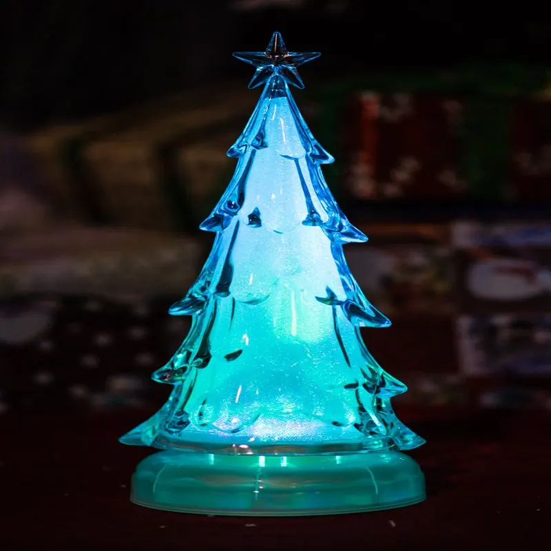 

Gorgeous LED Rotating, Sparkling Music Tree with Water Inside (14.5 Inch)