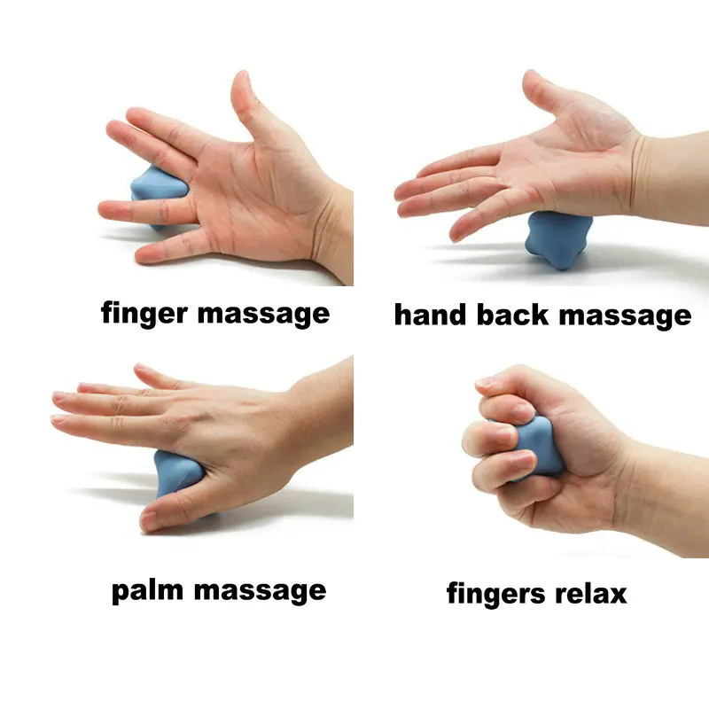 Silica Gel Yoga Single Ball Floating Point Design Acupoint Relaxation Massage Fascia Muscle Fitness Meridian Hand Relieve Pain 