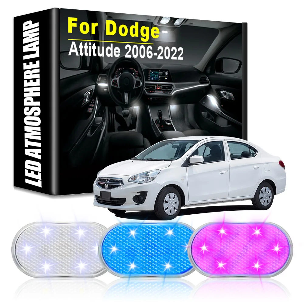 

Car LED Atmosphere Lights Car Rechargeable Touch Lamps Auto Goods Car Accessories Auto Tools Gadget for Dodge Attitude 2006-2022