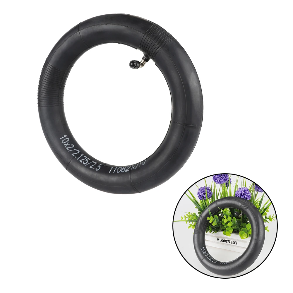 10 Inch Scooter 90 Degree Elbow Thick Inner Tube 10*2/2.125/2.5 Facing Outward Curved Mouth Thick Inner Tube Thickened Explosion