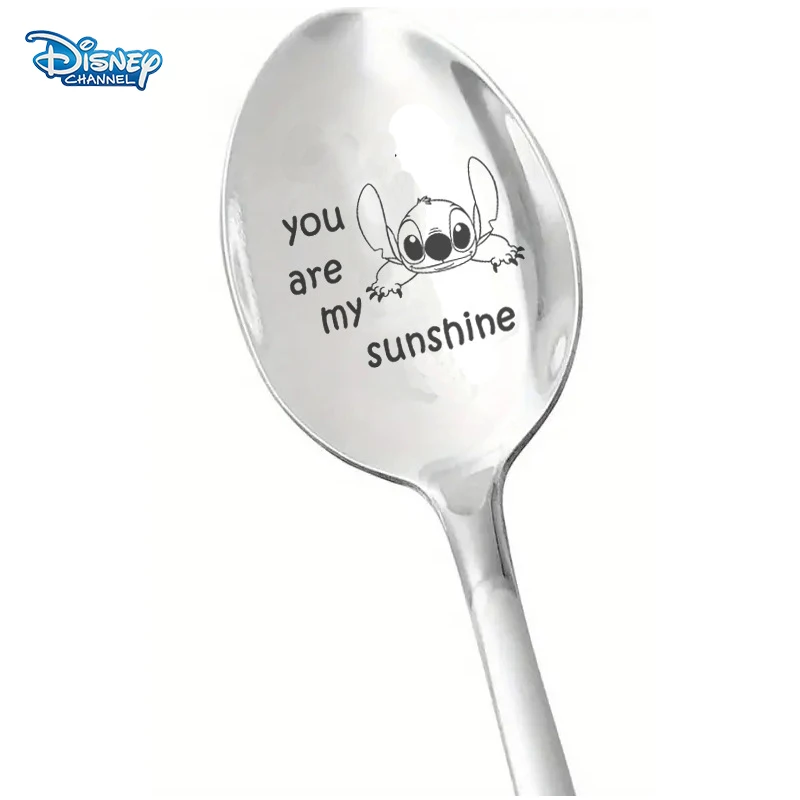 Столовые приборы из нержавеющей стали с ложкой мультфильма Лило и Ститч