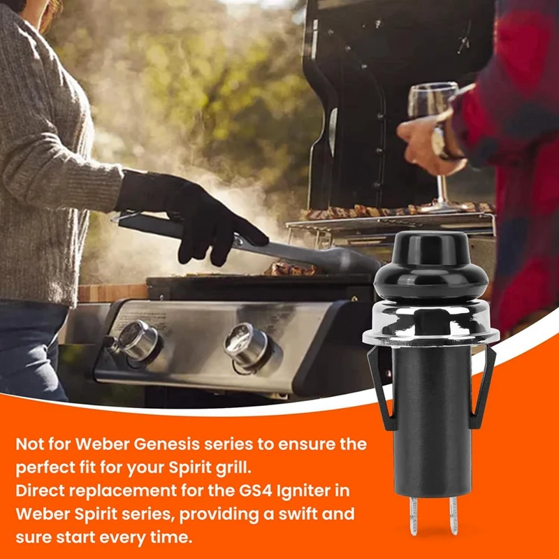 Зажигатель гриля Замена кнопки для Weber 7642/7643 Spirit E/S-210 215 220 310 315 320 330 газовые грили