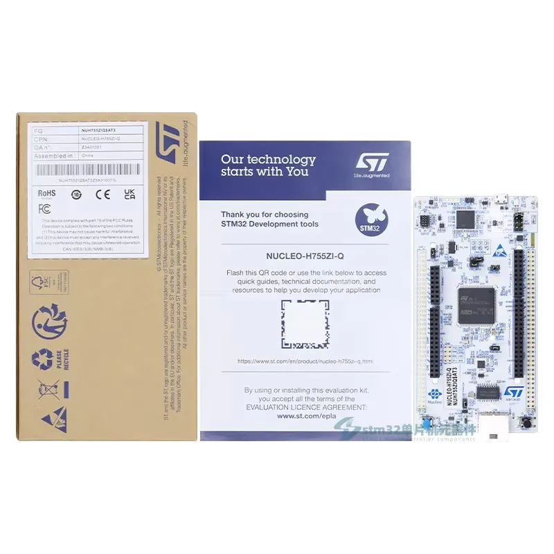 Фото NUCLEO-H755ZI-Q Отладочная плата STM32 Nucleo-144 с микроконтроллером STM32H755ZI, SMPS, поддерживает подключение Arduino, ST Zio и morpho. №4