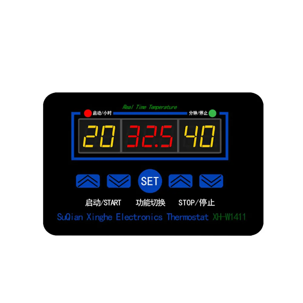 

XH-W1411 Thermostat LED Digital Temperature Controller AC 110V 220V 10A Switch Thermometer Smart Temperature Regulator DC 12V