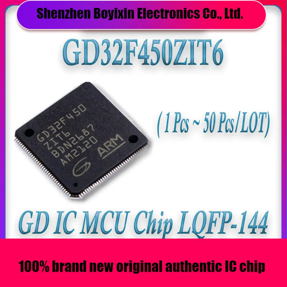 

GD32F450ZIT6 GD32F450ZI GD32F450Z GD32F450 GD32F GD32 GD IC MCU Chip LQFP-144