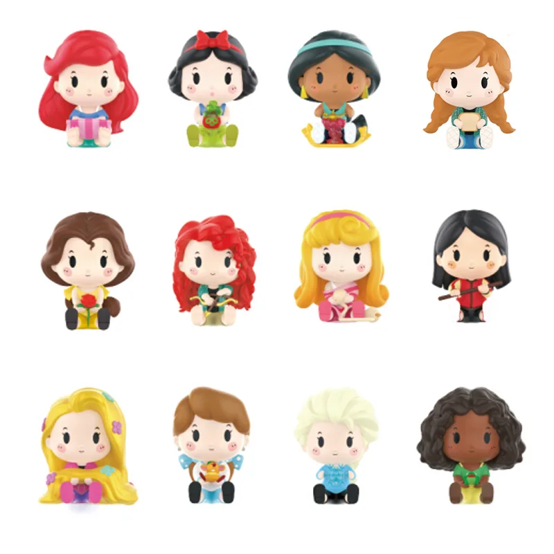 S Toys Frozen Pocahontas Elsa Belle Ariel Mulan Merida Pop Mart Figures Gifts For Ki