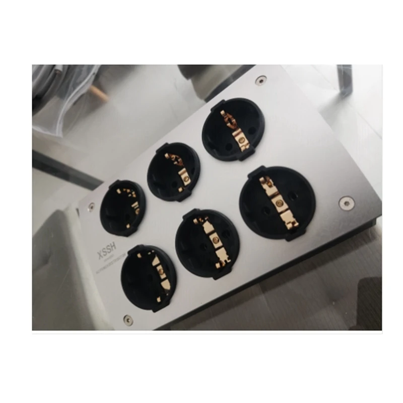 Hi-Fi внешнее освещение Европейский распределитель питания переменного тока 125 В-250