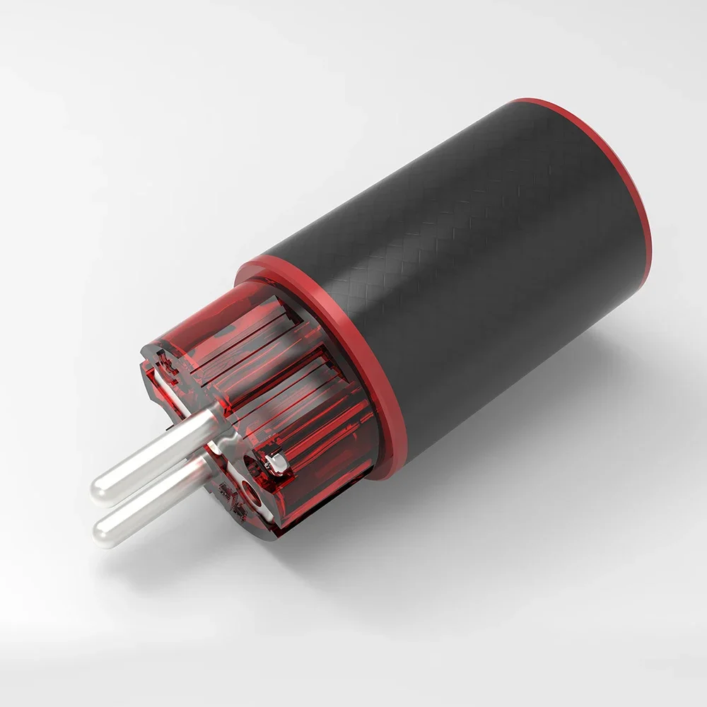 Вилка Viborg VE504Ag из чистого серебра высококачественная вилка питания Schuko высокая