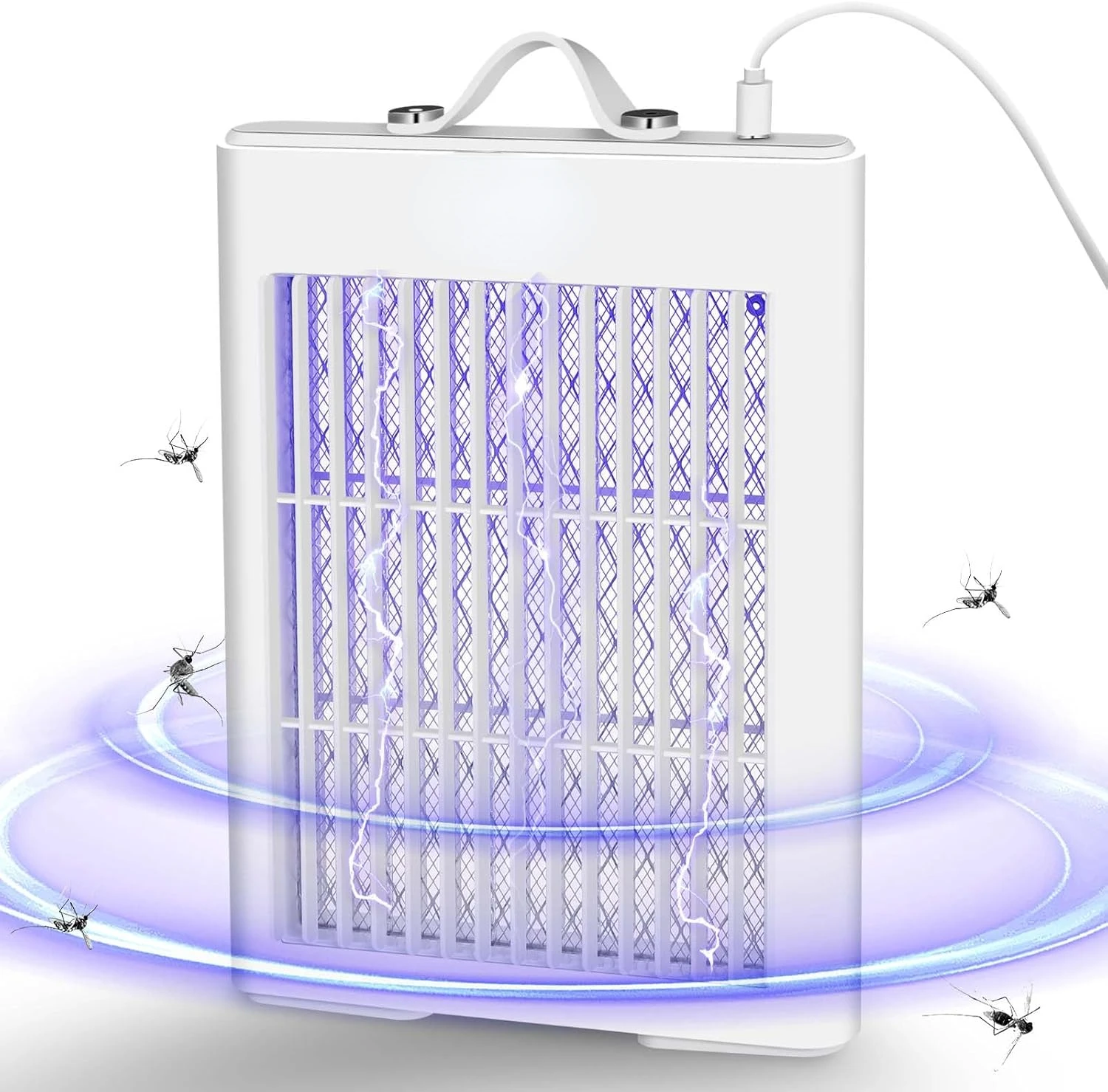 Крытый мощный убийца комаров 3000 В лампа от с питанием USB ловушки для насекомых