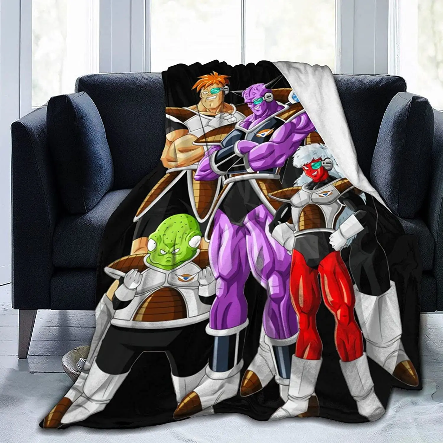 

Captain Ginyu Fluffy Soft and Comfortable Blanket, Anime Warm Embrace of Sympathy