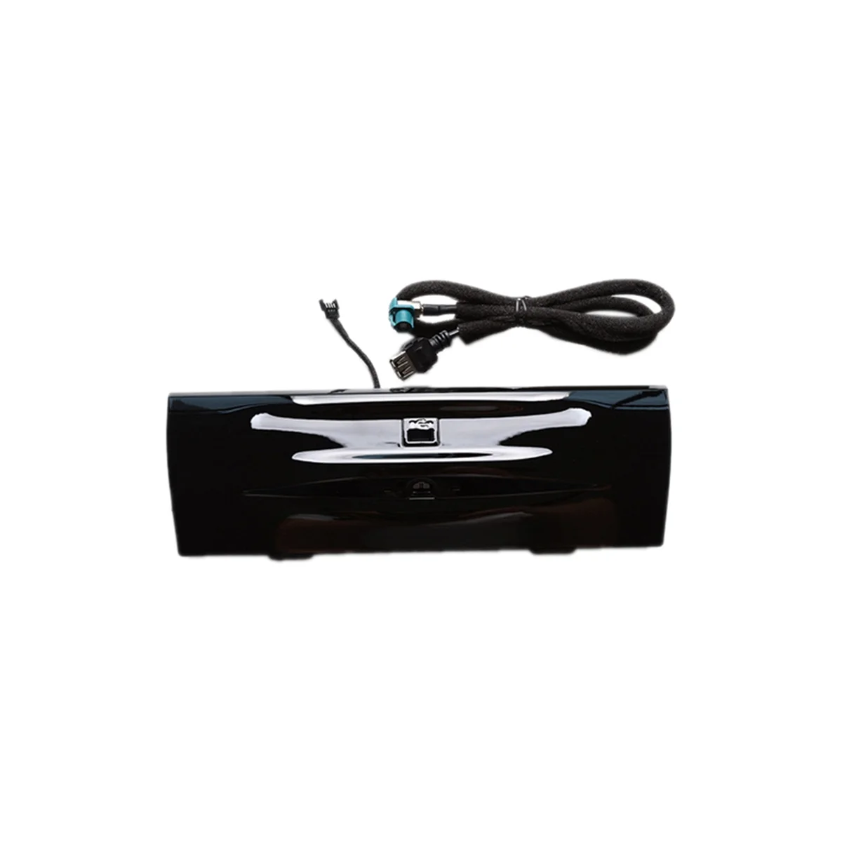 Глянцевая черная Автомобильная атмосферная лампа 9 цветов крышка приборной