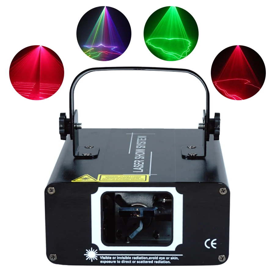 

New 500mW RGB Color DMX Line Pattern Laser Light Stage Scanning Laser Light for Disco DJ Home Party Holiday Party