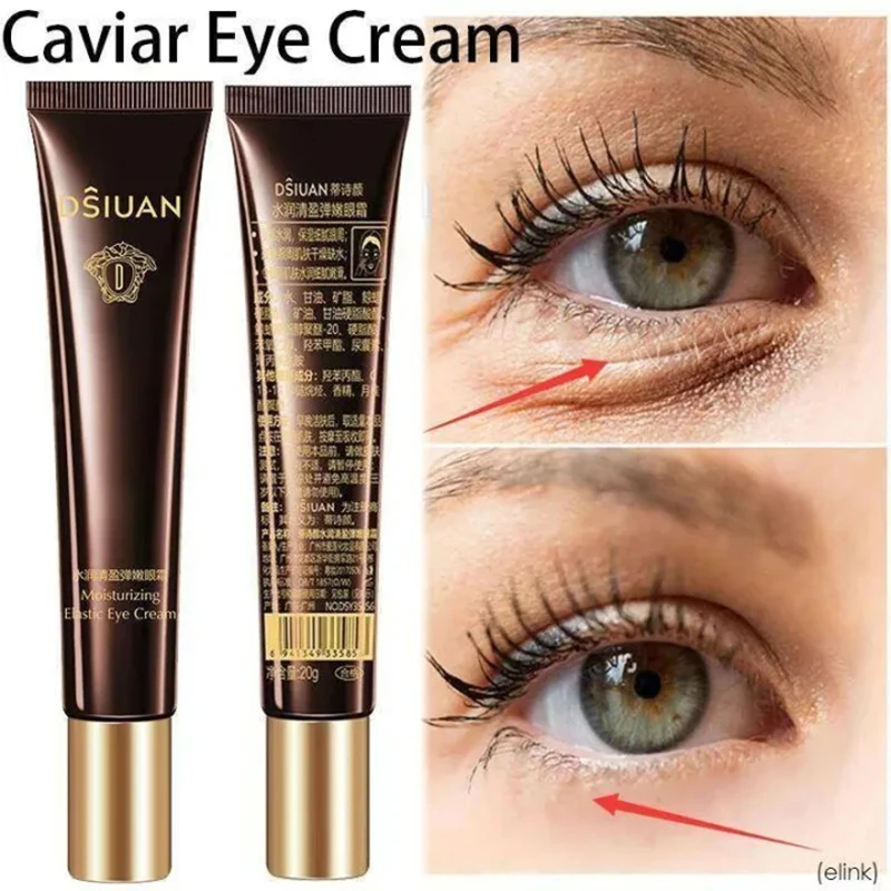 

20g Astaxanthin Caviar Eye Cream Anti Puffiness Gel Delays Aging Firming Brighten Skin Remove Wrinkle Eye Bag Dark Circle Cream