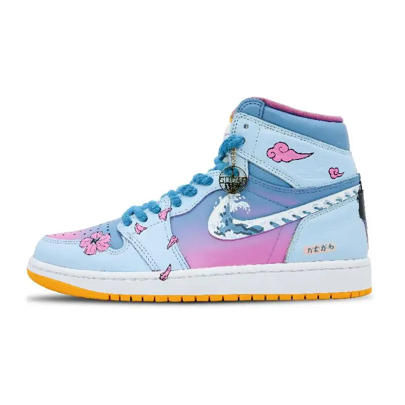 【Настроить】Винтажные баскетбольные кроссовки Jordan Air 1 Кроссовки унисекс 555088 -706