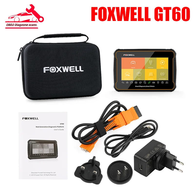 

FOXWELL GT60 OBD2 Full System Car Diagnostic Tools SAS DPF ABS TPMS Reset Multi-language OBD 2 OBDII Professional Auto Scanner