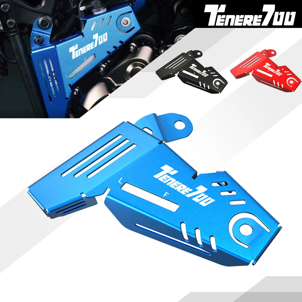 

For Yamaha Tenere 700 XTZ700 /Rally Edition 2019-2023 2022 Motorcycle Coolant Recovery Tank Shield Cover Coolant Reservoir Guard