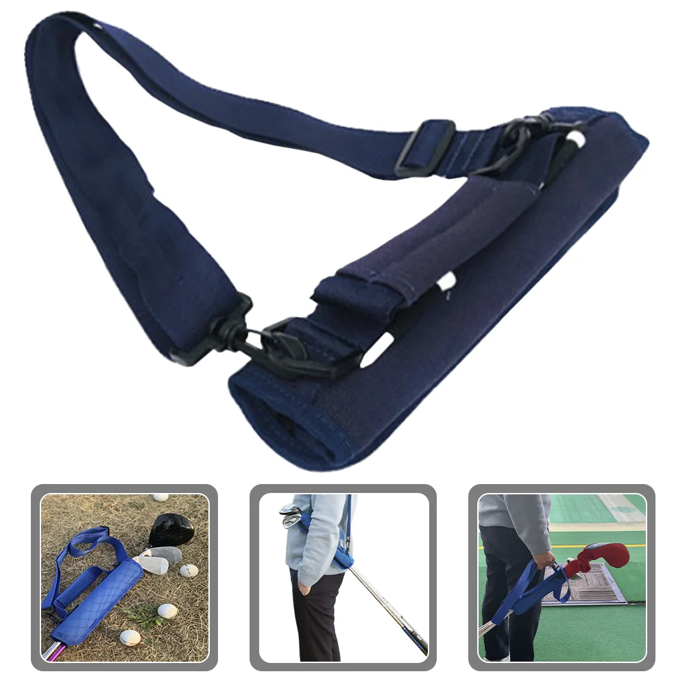 

Bagclubcarrier Golfing Holder Carry Shoulder Crossbody Reusable Nylonfunction Multi Resistant Professional Accessory Outdoor