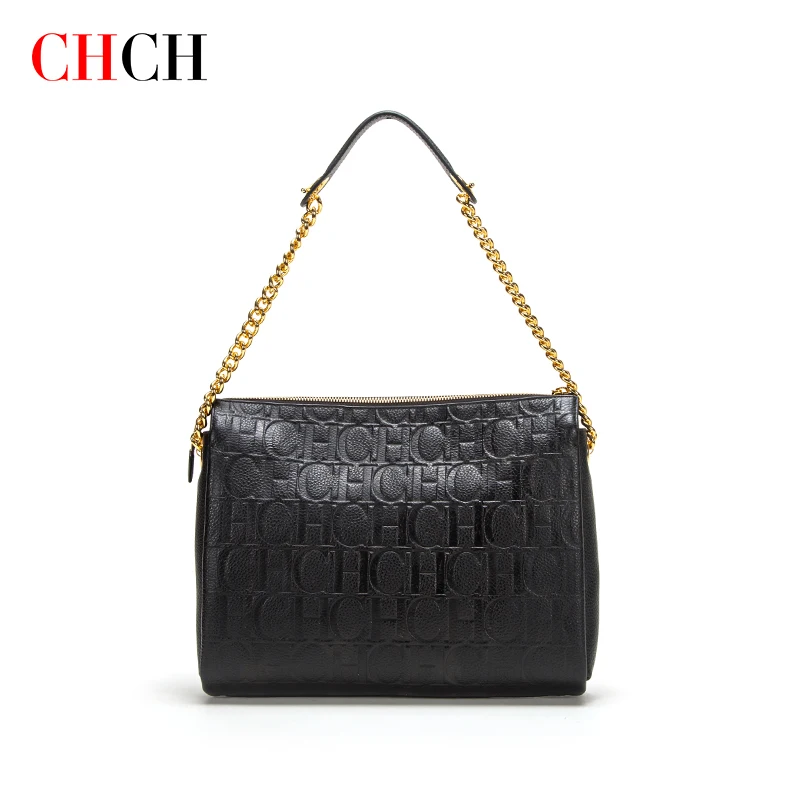 

CHCH 2022 New Fashion Vintage Women's Handbags 100% Cowhide Leathe Brand Shoulder Bags Ladies Totes Women Messenger Bag