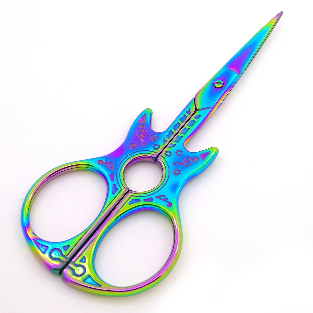 

Scissors Shears Sewing Scissor Needlework Guitar Craft Vintage Stainless Steel Metal Work Embroidery Fabric Creative Shape Shear