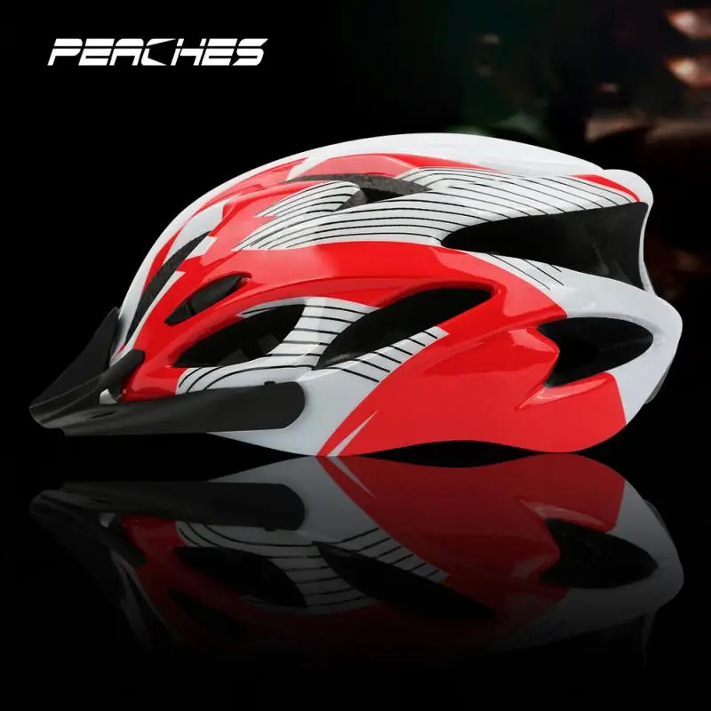 

PEACHES Lightweight Bicycle Helmet Road Bike Cycle Helmet Men Women Motorbike Bike Riding Safety Adult Children Bicycle Helmet