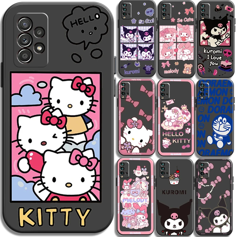 

Hello Kitty Cartoon Kawaii Cat Phone Cases For Xiaomi Redmi POCO X3 GT X3 Pro M3 POCO M3 Pro X3 NFC X3 Mi 11 Mi 11 Lite
