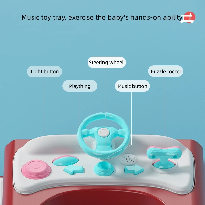 Детский многофункциональный ходунок нескользящий складной для развития ребенка