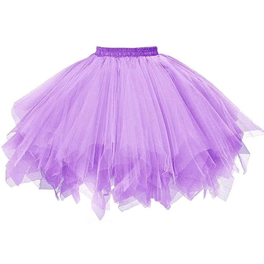 

3-Layers Women&Kid Fluffy Pleated Thin Mini Tutu Skirt Cosplay Party Travel Parent-child Sequin Dance Performance Short Skirts