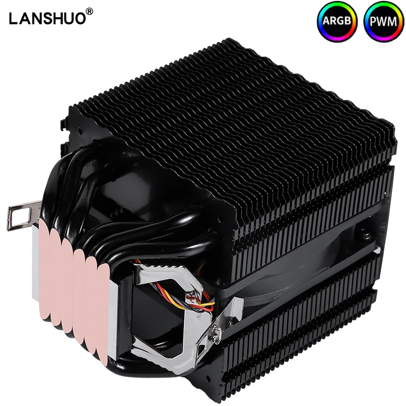 Высокоэффективный Медный трубчатый радиатор ЦП с двойной башенкой подходит для 775 1155 1356 AMD материнской платы охлаждающий вентилятор LGA X79 X99 Высокоэффективный Медный трубчатый радиатор ЦП с двойной башенкой подходит для 775 1155 1356 AMD материнской платы охлаждающий вентилятор LGA X79 X99